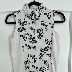 Dover Saddlery CoolBlast Sleeveless Tank, Leopard (XS)